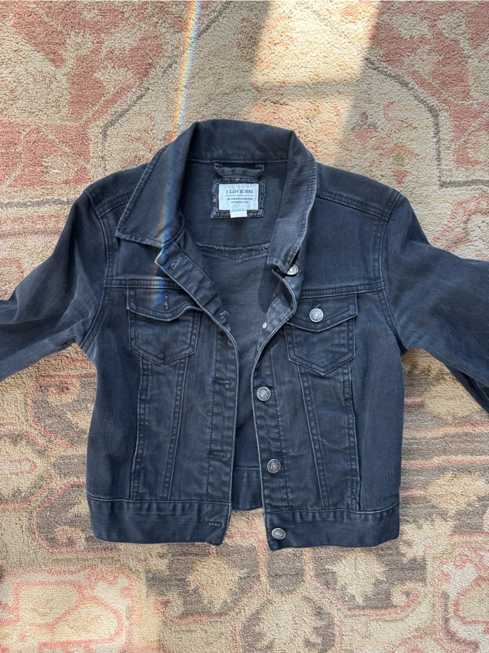 Women’s Black Denim Jacket small